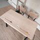 Old double school desk
