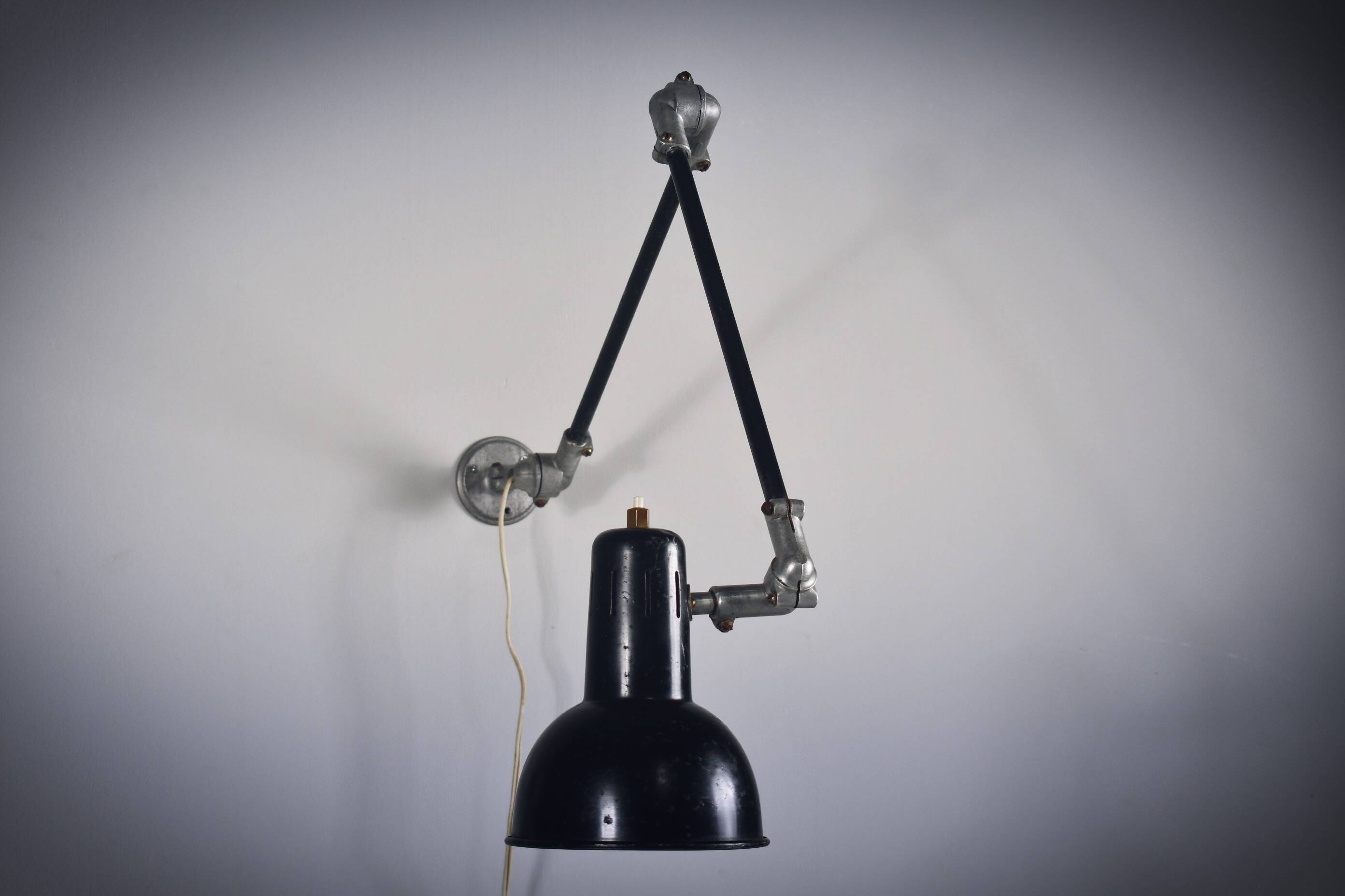 Lampe d'architecte vintage Rijo Danemark 1950