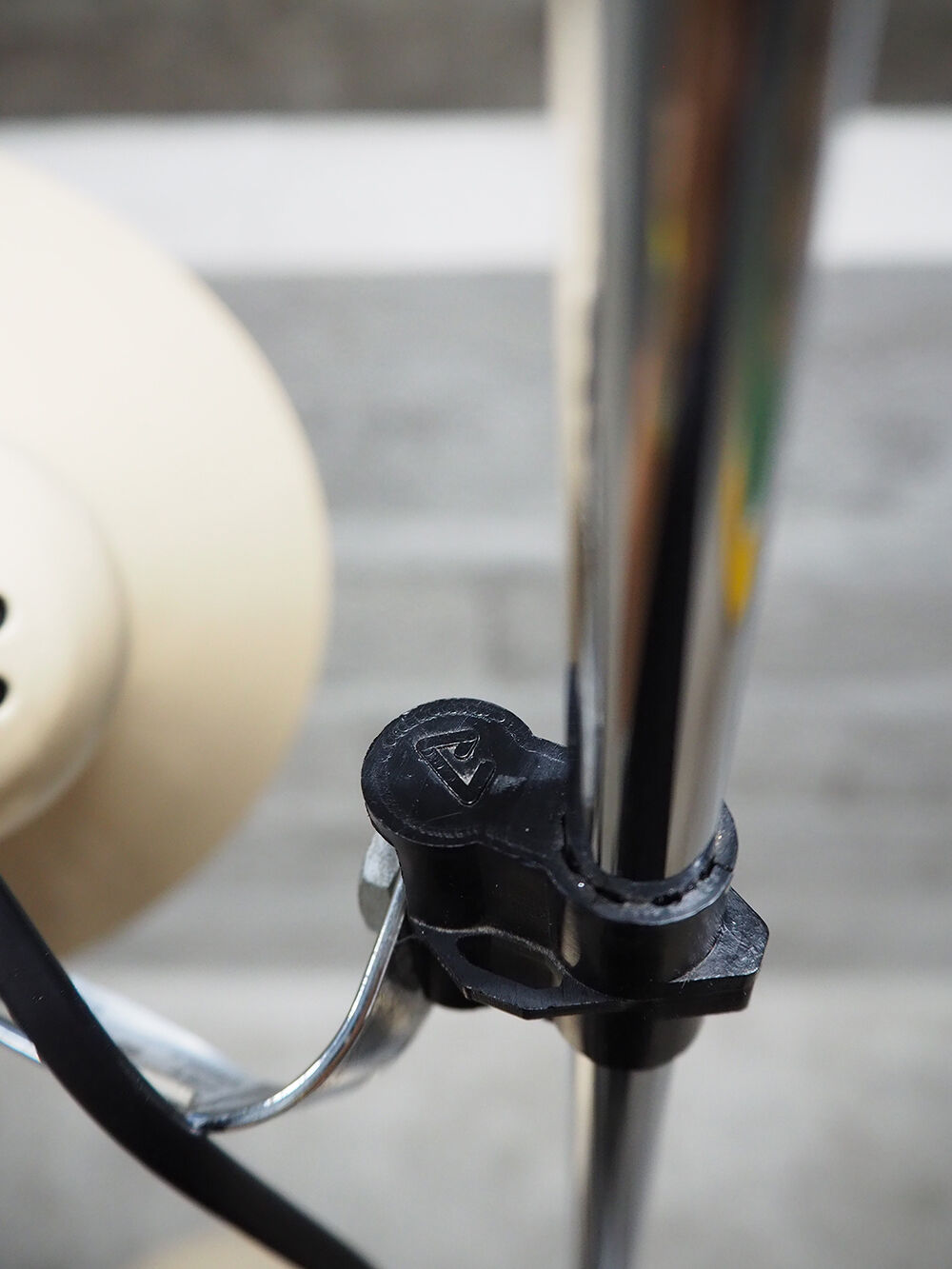 Metal two-spot floor lamp by Aluminor, 70s