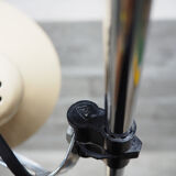 Metal two-spot floor lamp by Aluminor, 70s