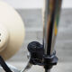 Metal two-spot floor lamp by Aluminor, 70s