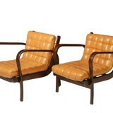 Pair of arm chairs by Karel Kozelka & Antonín Kropáček for Interier Praha