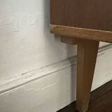 Vintage 60s shelf, spindle legs