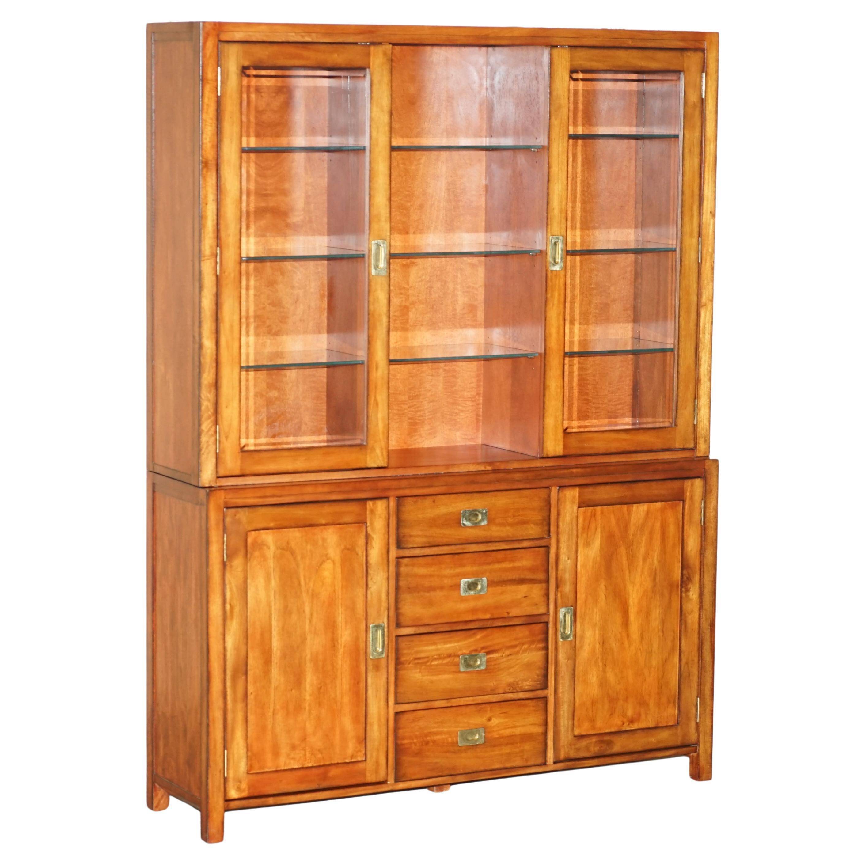 Bibliothèque Vintage Triples Spots Lumineux Armoire de Campagne Militaire Multiyork