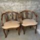 Pair of Venetian armchairs