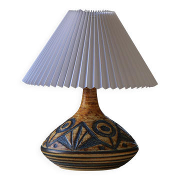 Lampe de table moderne danoise en grès, Model No No 3073 par Søholm, Danemark, années 1960