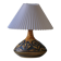 Lampe de table moderne danoise en grès, Model No No 3073 par Søholm, Danemark, années 1960