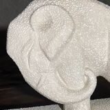 Art Deco Cubist Lamp – Primavera Workshop, Spring. Vintage Design with Elephant