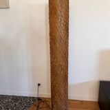 Lampadaire 70’s en bambou