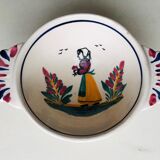 Set of 3 ceramics from Quimper