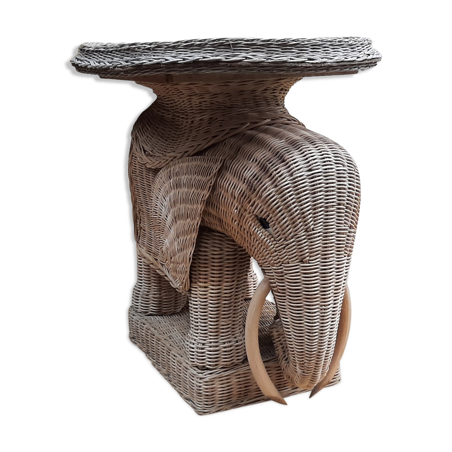 Wicker Elephant Design 1960-70