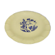 sea sarreguemines porcelain dish 24 Paradise bush blue bird old vintage