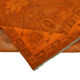 Handmade Oriental Decorative 1980s 267 cm x 372 cm Orange Wool Carpet