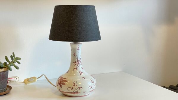 Lampe vintage faïencerie du Matet, France