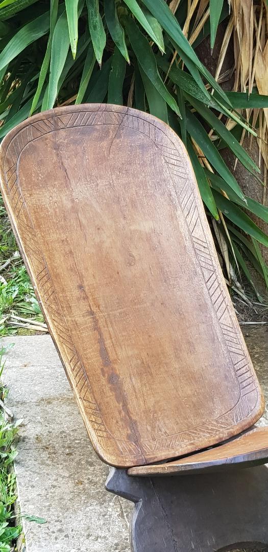 African chair with palaver
