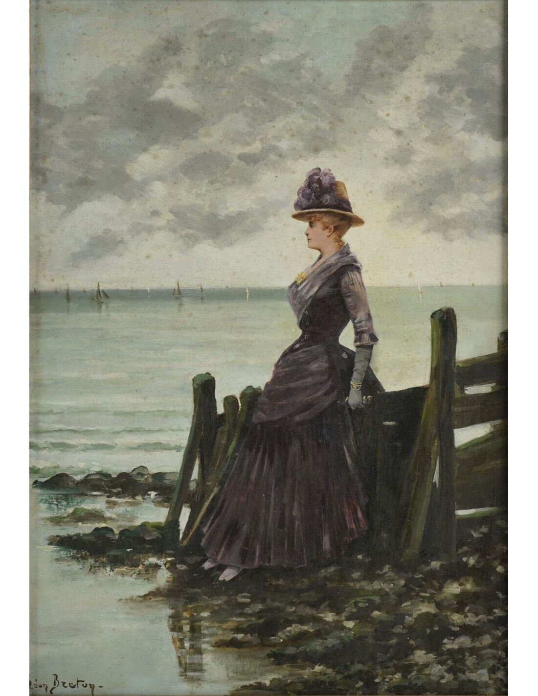 Oil on Canvas by Léon Breton