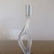 Pair of modernist candlesticks, 1990