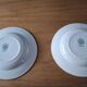 Set of 2 deep plates in ironstone