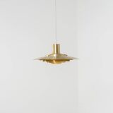 Early “P376” brass pendant light by Jørgen Kastholm & Preben Fabricius