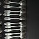 Box of 12 Alfenide table spoons and 12 table forks for Christofle