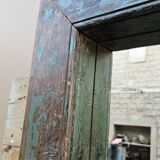 Burmese teak mirror