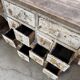 Antique barber's furniture from the early 20th century.