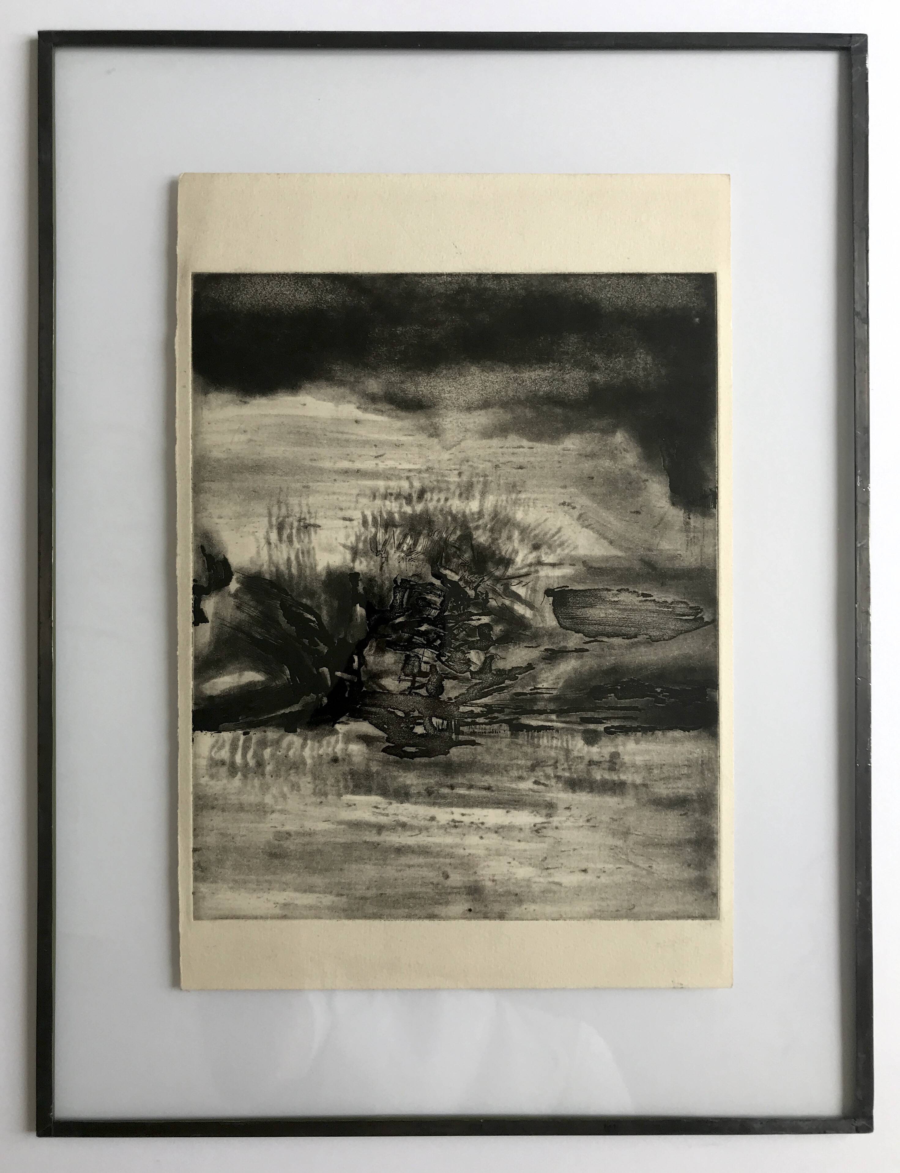 ZAO Wou-ki, Plate of 33 Moderna Mästare, 1979. Lithograph
