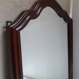 Louis Philippe mirror, mahogany, gendarme hat