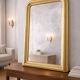 Louis-Philippe mirror in gilded wood — early 20th century, 85 cm