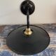 Vintage wall lamp in black enamelled sheet metal electrified to nine