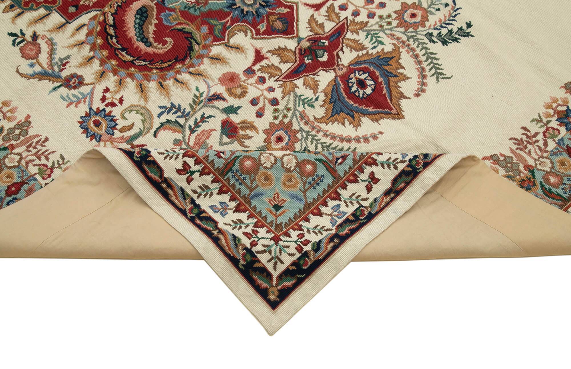 Handmade Vintage Flatweave Needlepoint Kilim 167 cm x 260 cm