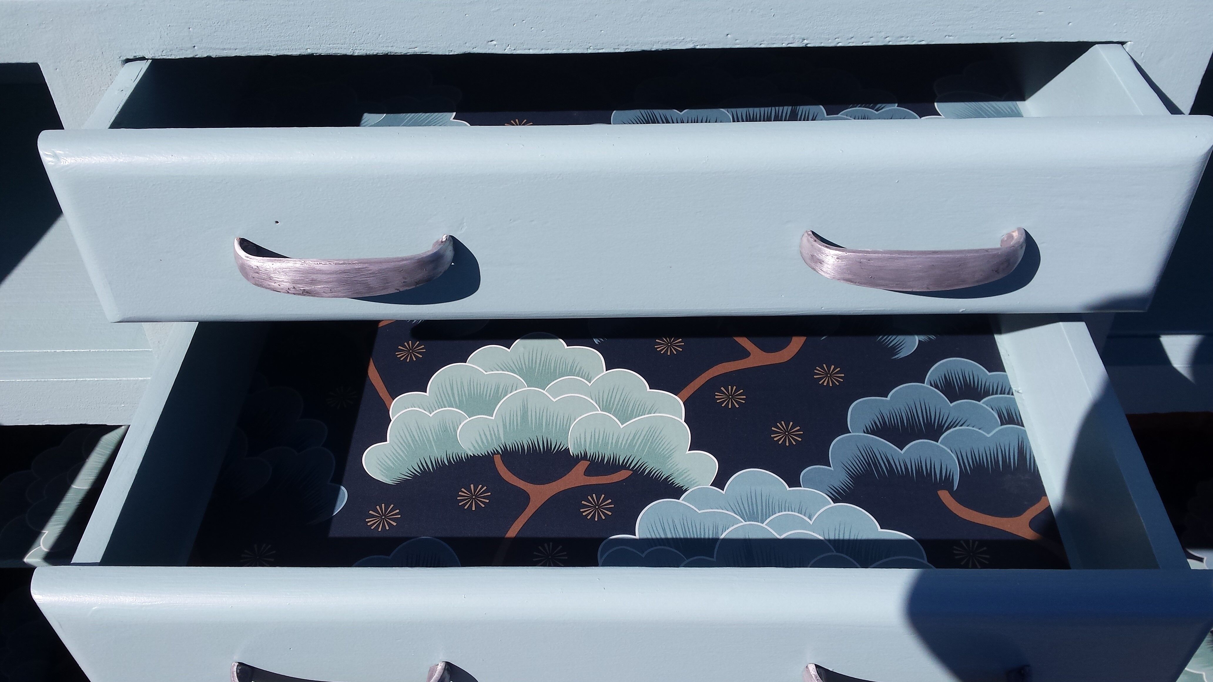 Buffet mado blue gray