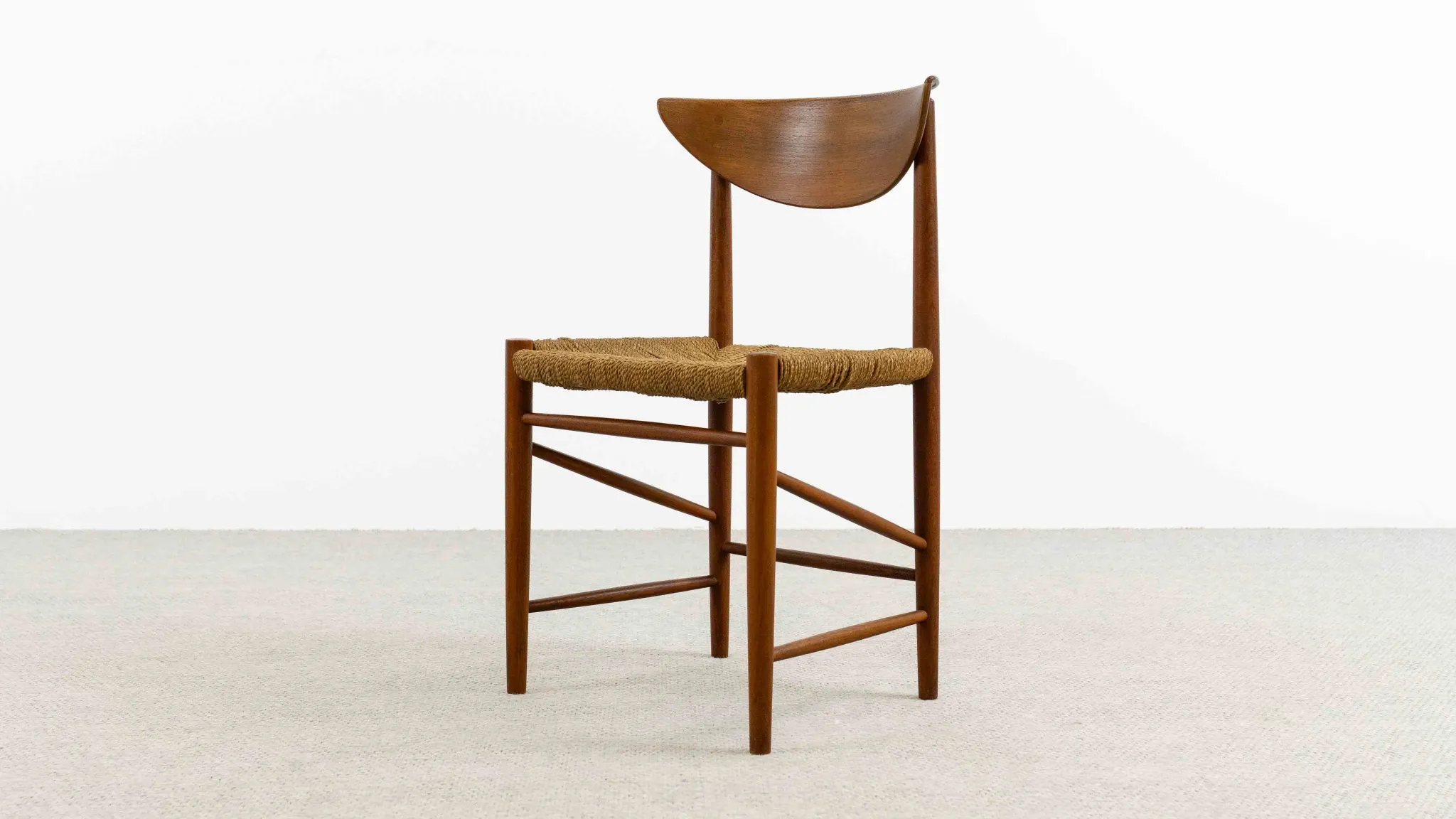 Chair Model “316” by Peter  Hvidt & Orla Molgaard-Nielsen in Teak