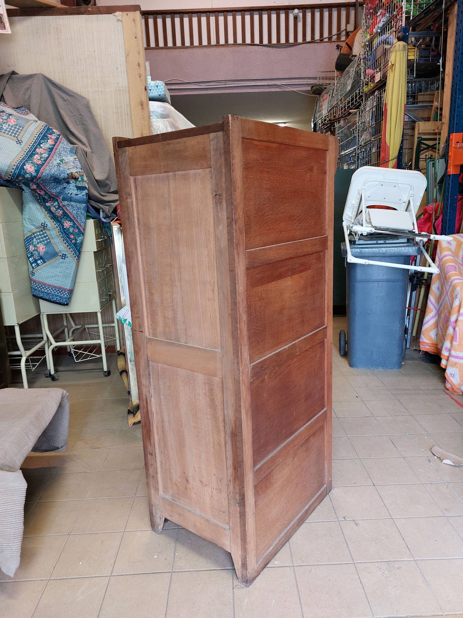 Antique trade furniture - oak filing cabinet - 1930s/40s