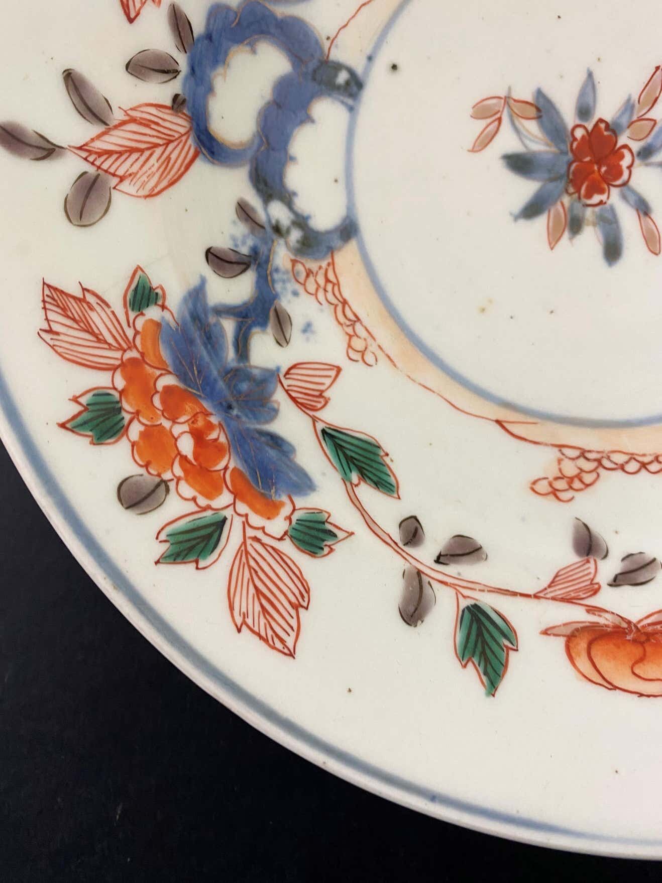 19th century Imari Chinese porcelain plate