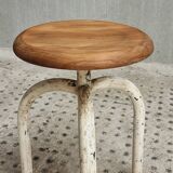Vintage swivel stool laboratory stool studio stool