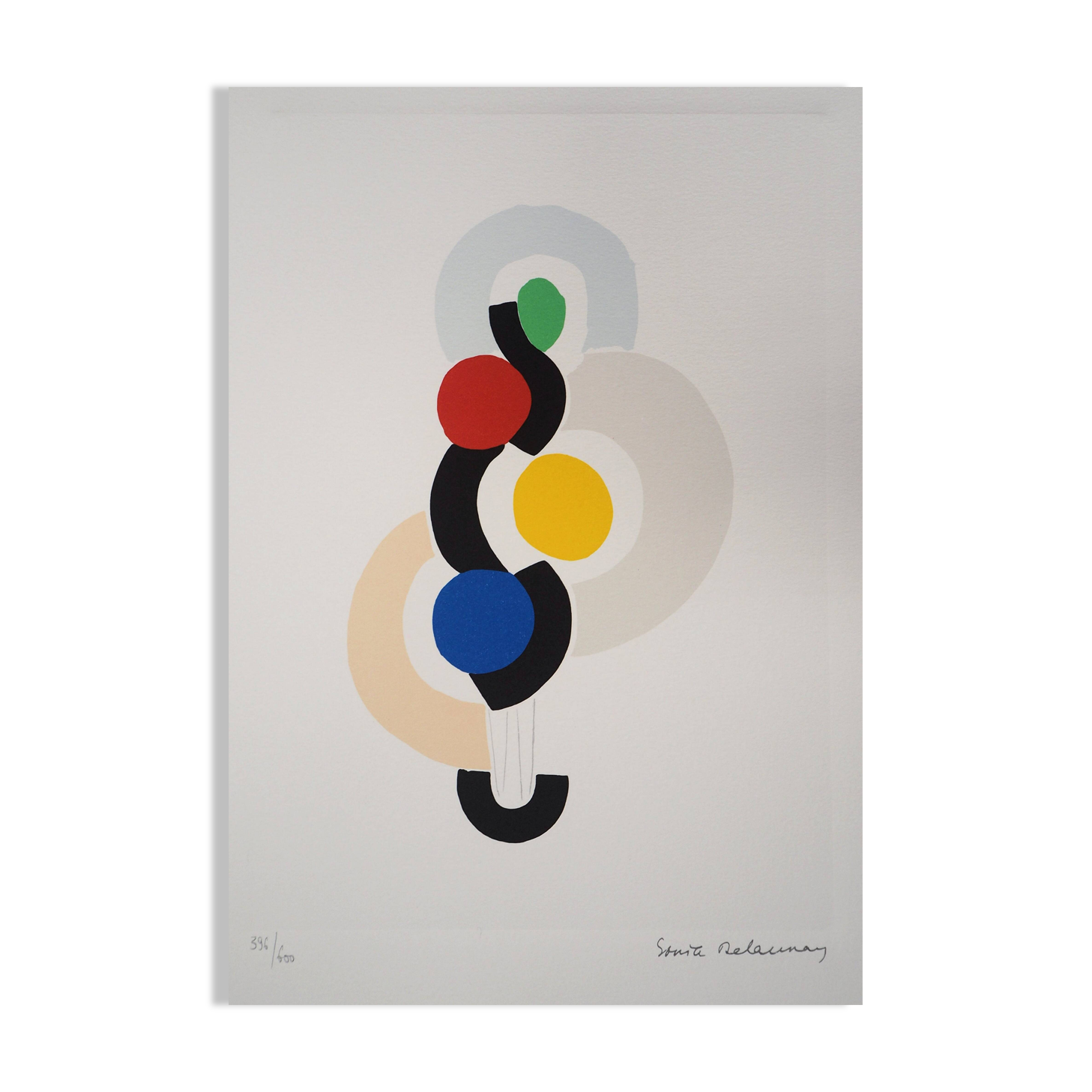 Sonia Delaunay : Rythme et Danse - Lithographie signée