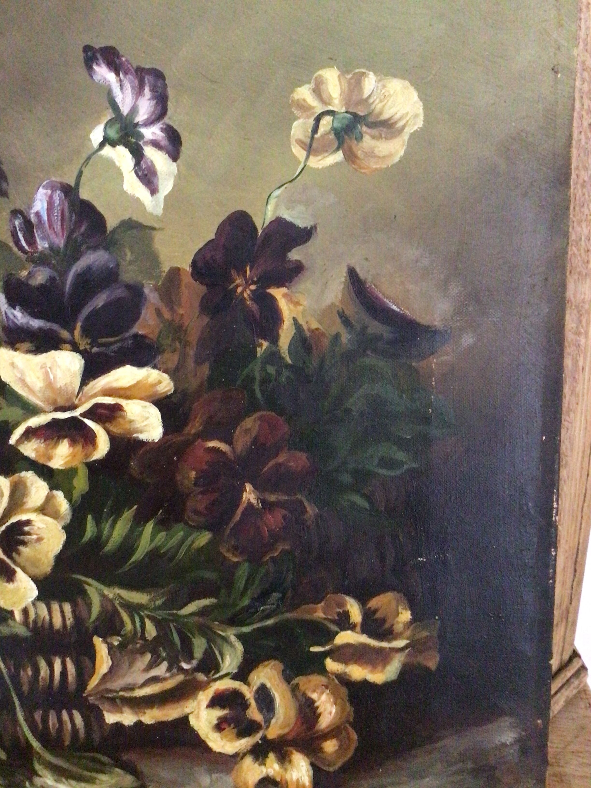 Oil on canvas basket of thought 1901