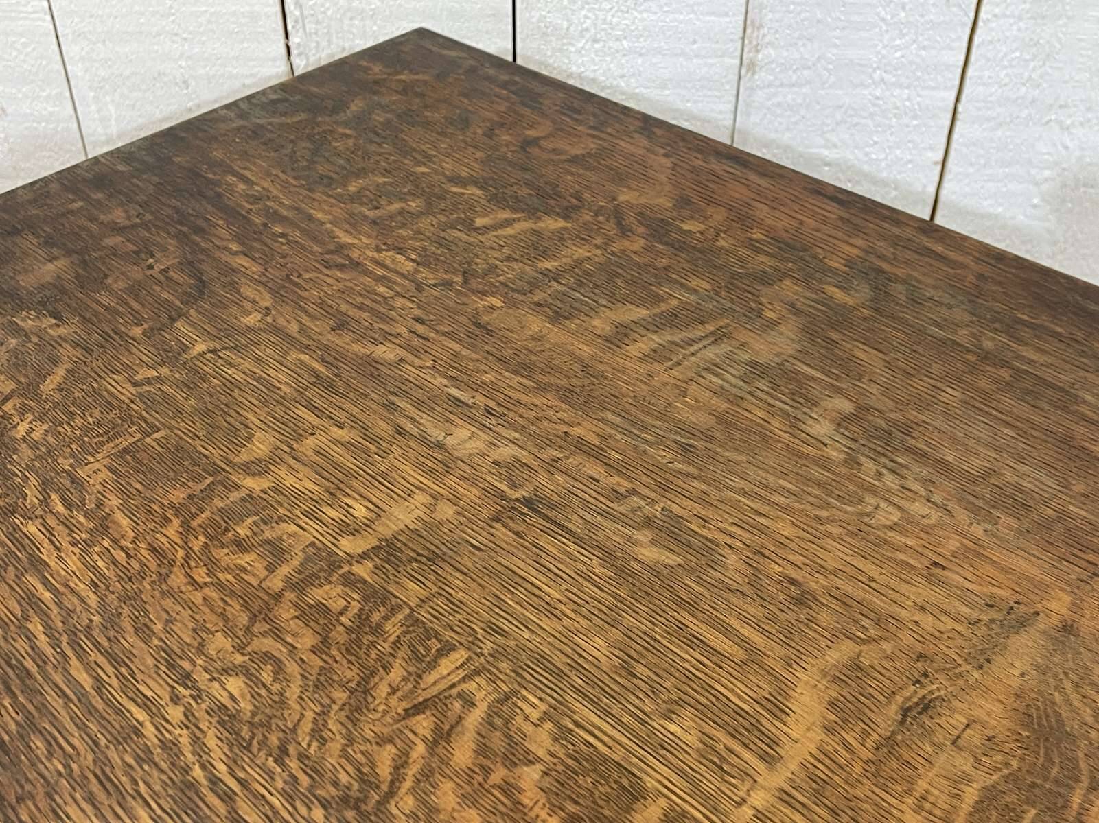 1950s English oak chest of drawers