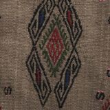 Vintage Turkish Oushak Handwoven Rug 55x376 cm
