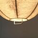 German cocoon pendant lamp from the mid-century by Friedel Wauer for Goldkant Leuchten, 1960s.