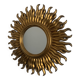 Vintage 1960s sun gold witch mirror - 47 cm
