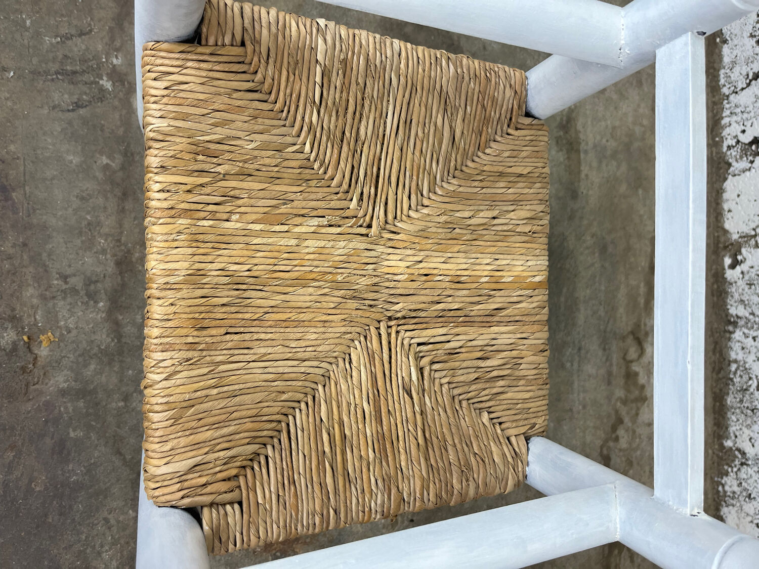 Chaise paillée enfant