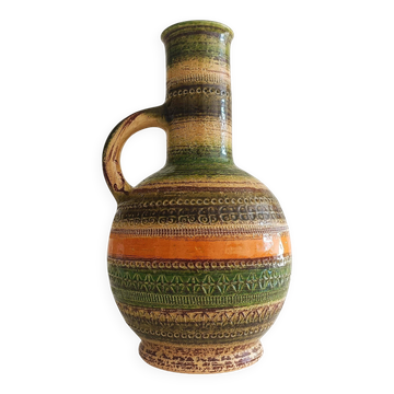 Bitossi by Aldo Londi, Sahara Decor for Cer Paoli Vase, Italy, 1960s