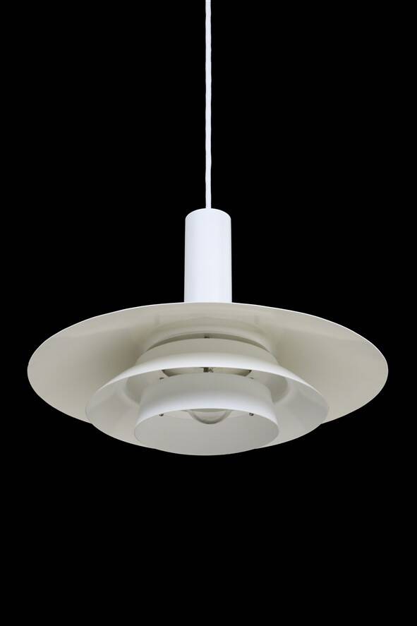 Filigree mid-century pendant lamp / Danish modern design / 1960s / 1970s
