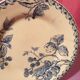 Antique opaque porcelain plate from Gien