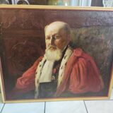 Portrait of the magistrate oil on canvas