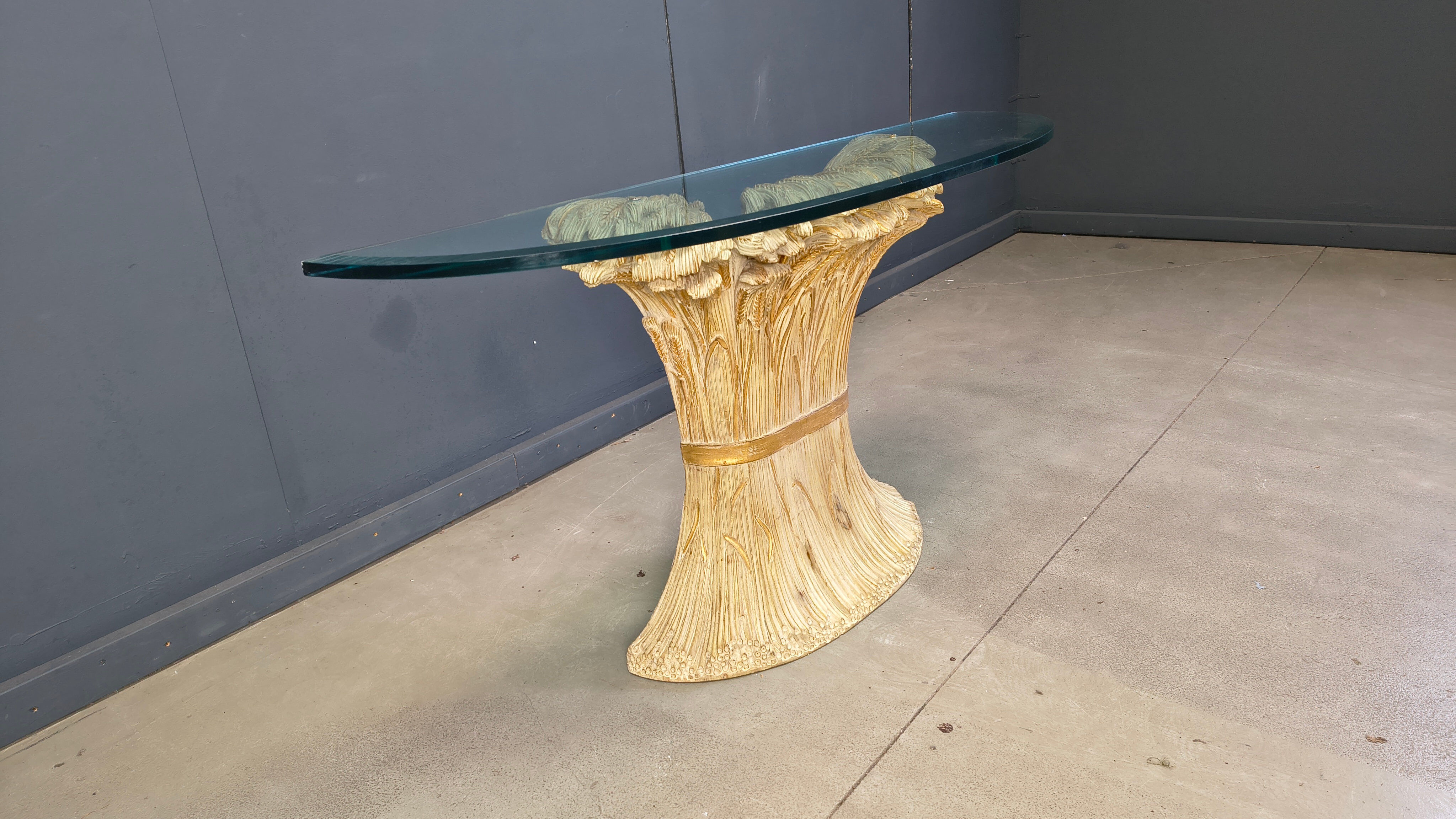 Sheaf of wheat console by Franco Chelini, 1970s