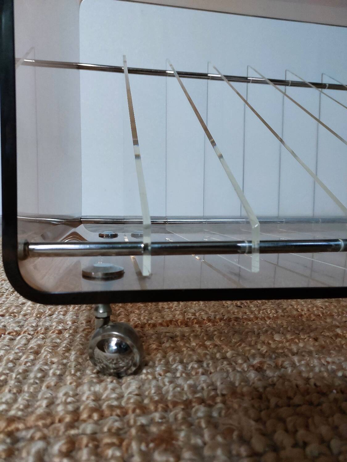 Table michel dumas plexiglas 1970