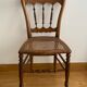 Napoleon III style chair with canning seat